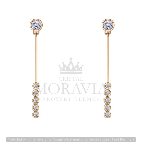 PENDIENTES CON CRISTAL (MPC0298D)