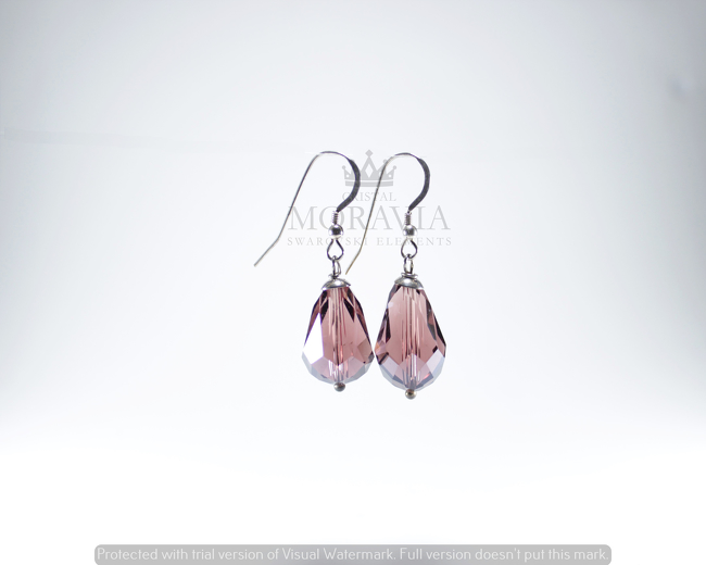 Pendiente con Cristal (MPC0252) PLATA 925