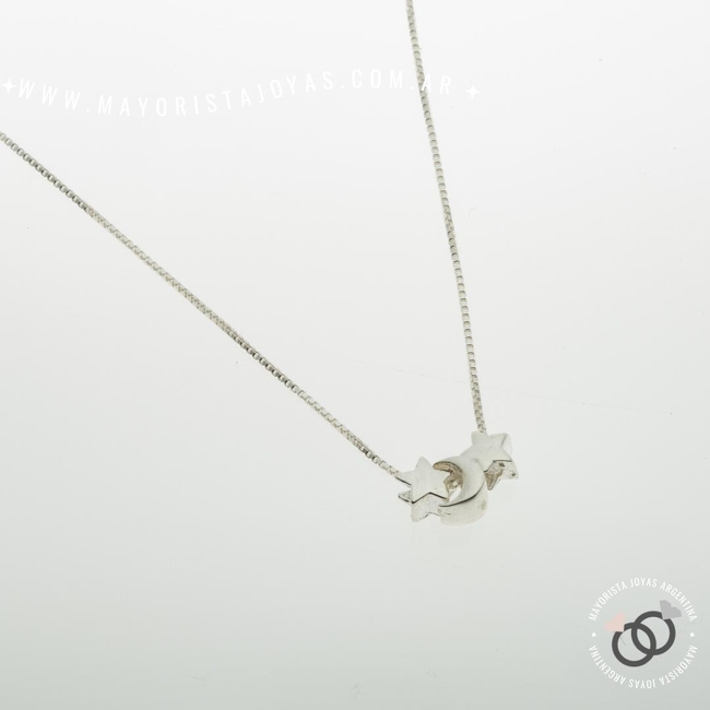 COLLAR PLATA LISA (PCL106)