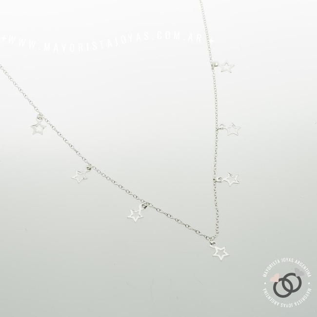 COLLAR PLATA LISA (PCL098)