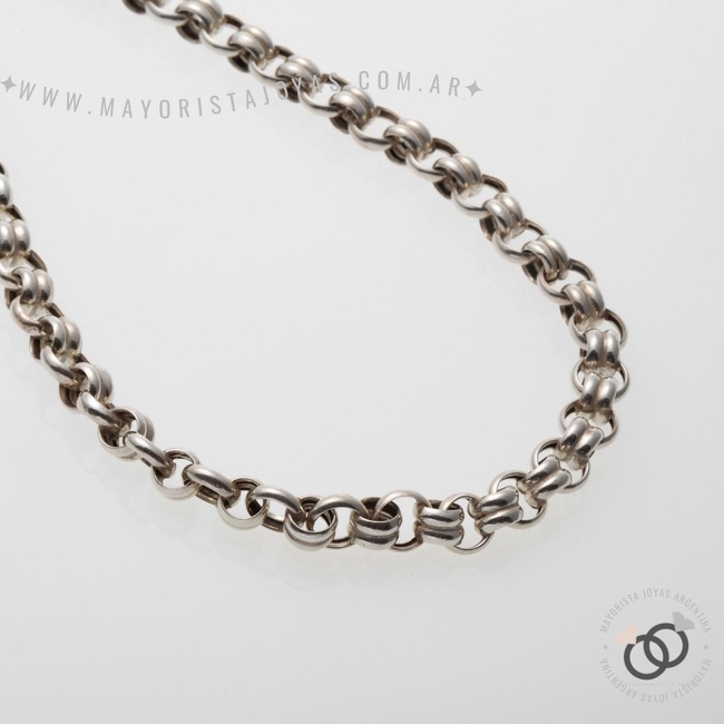 CADENA PLATA ROLÓ 45CM (PCI0065)