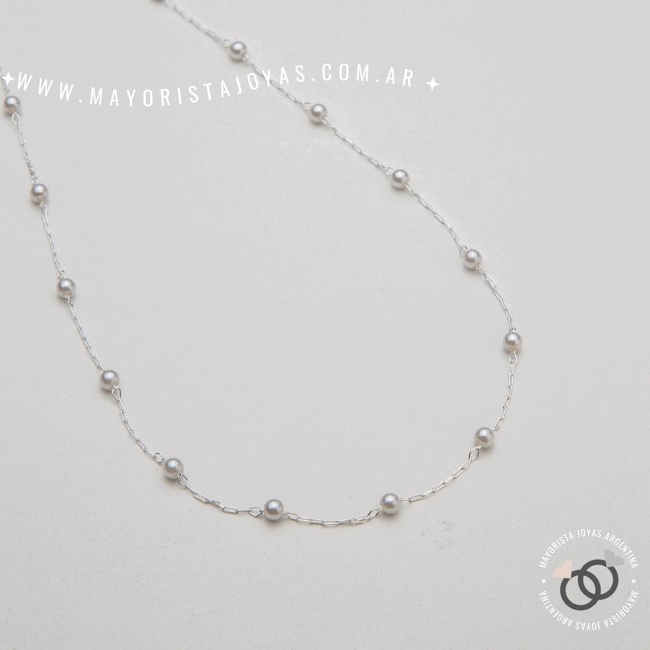 COLLAR PLATA LAMINADA (LPC0008)
