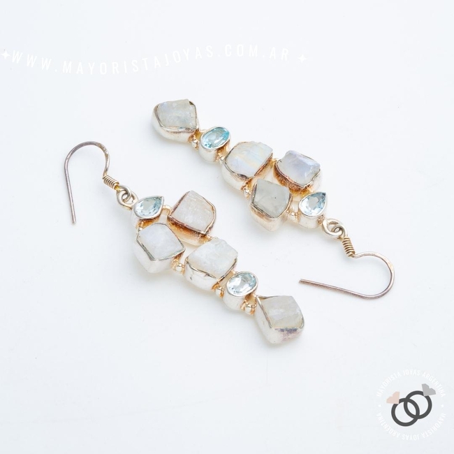 AROS PLATA Y PIEDRA (PPN0201)