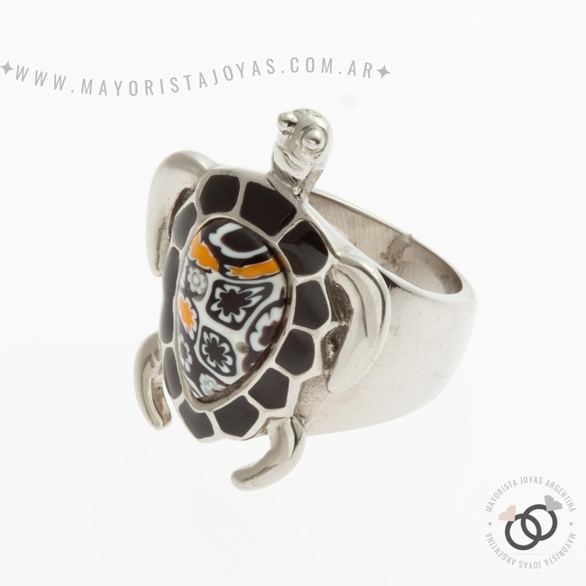 ANILLOS DE ACERO Y PIEDRA (AAP082)
