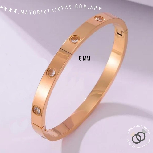PULSERA DE ACERO RIGIDA (BAR0064R)