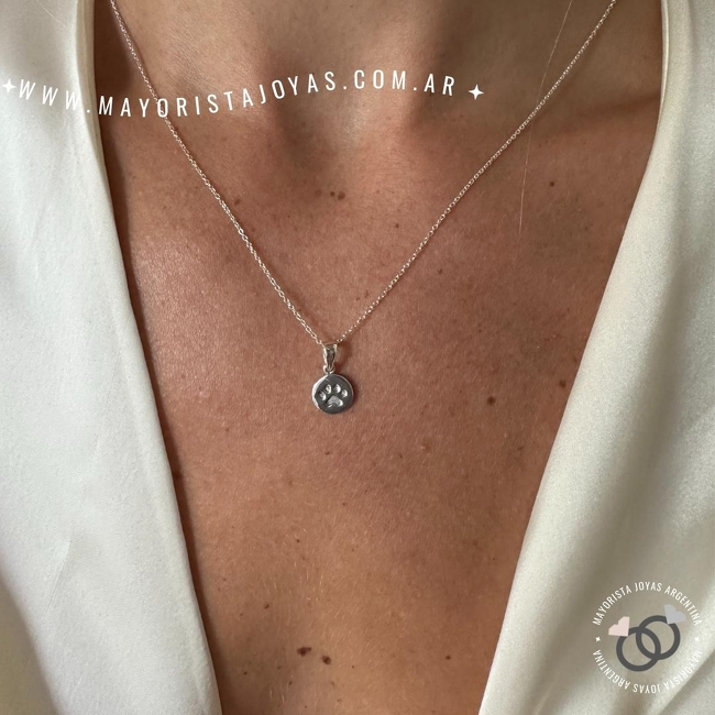 COLLAR PLATA LISA (PCL0120)