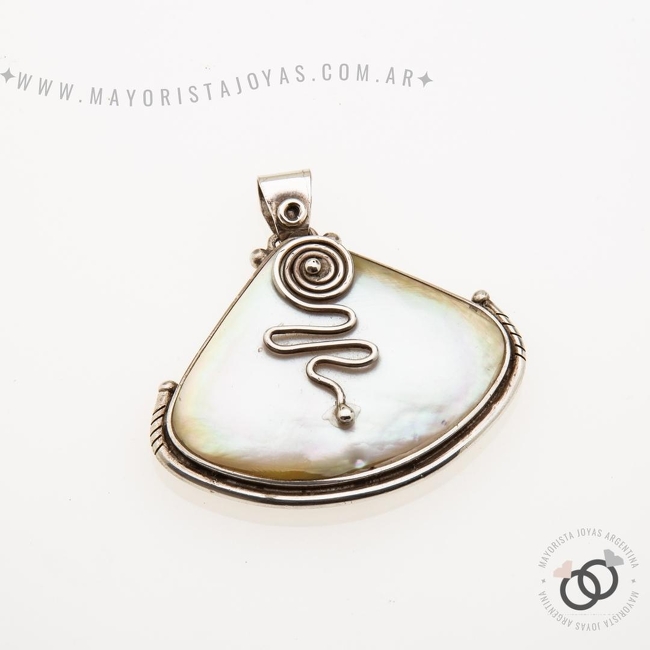 DIJE PLATA Y PIEDRA  (PPD226)