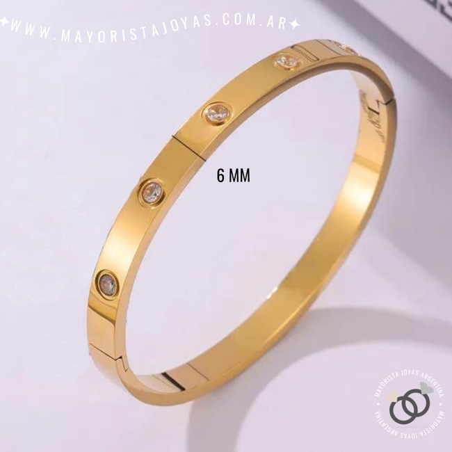 PULSERA DE ACERO RIGIDA (BAR0064D)