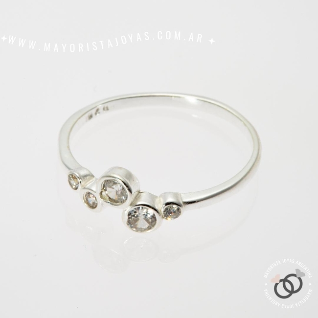 ANILLO PLATA Y CUBIC (PAC0289)