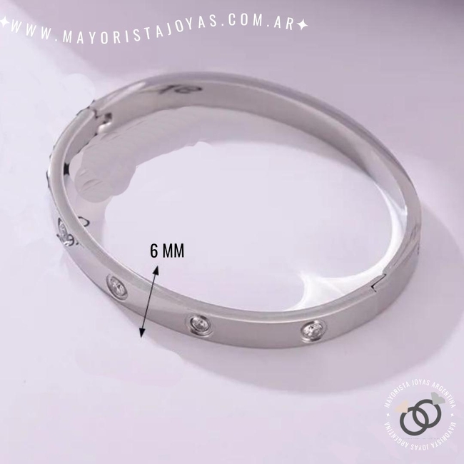 PULSERA DE ACERO RIGIDA (BAR0064)