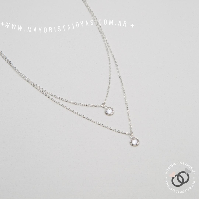 COLLAR PLATA LAMINADA (LPC0030)