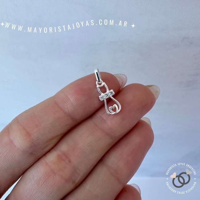 DIJE PLATA Y CUBIC (PDC0160)