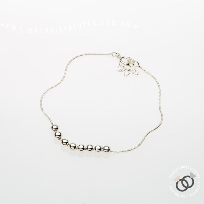 PULSERA PLATA LISA (PBL0177)