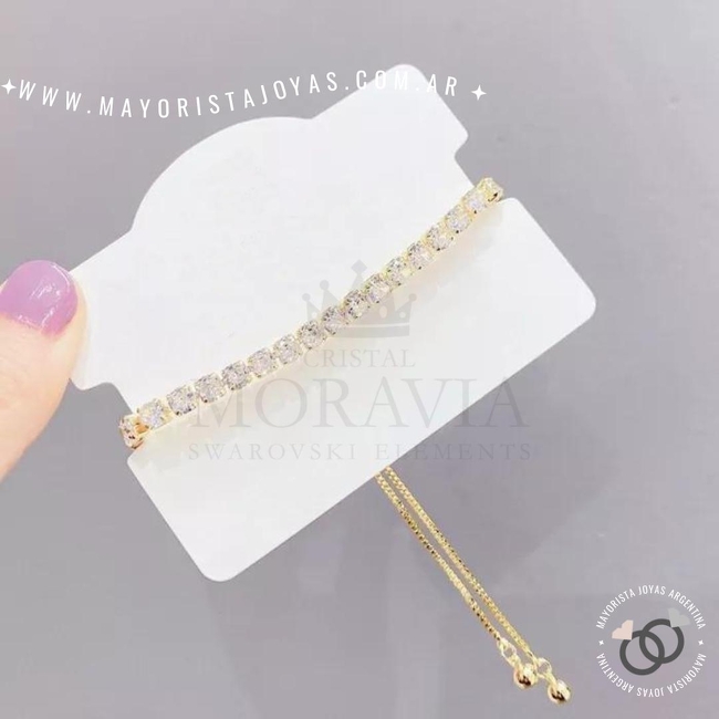 Pulsera con Cristal (MPU0019D)