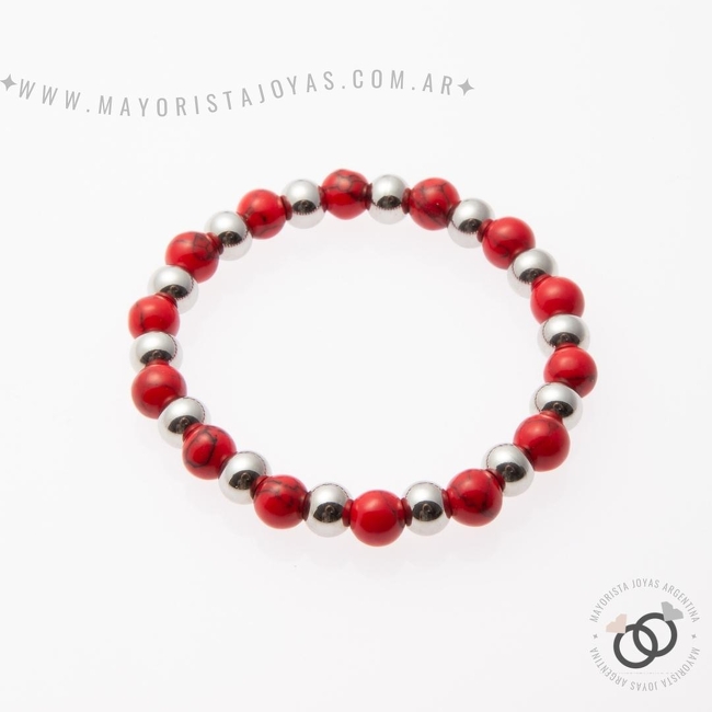 PULSERA ACERO ELASTIZADA (BAE012)