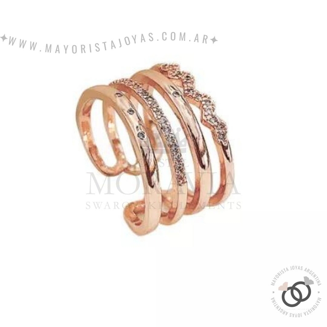 ANILLO CON  CRISTAL (MAN080)