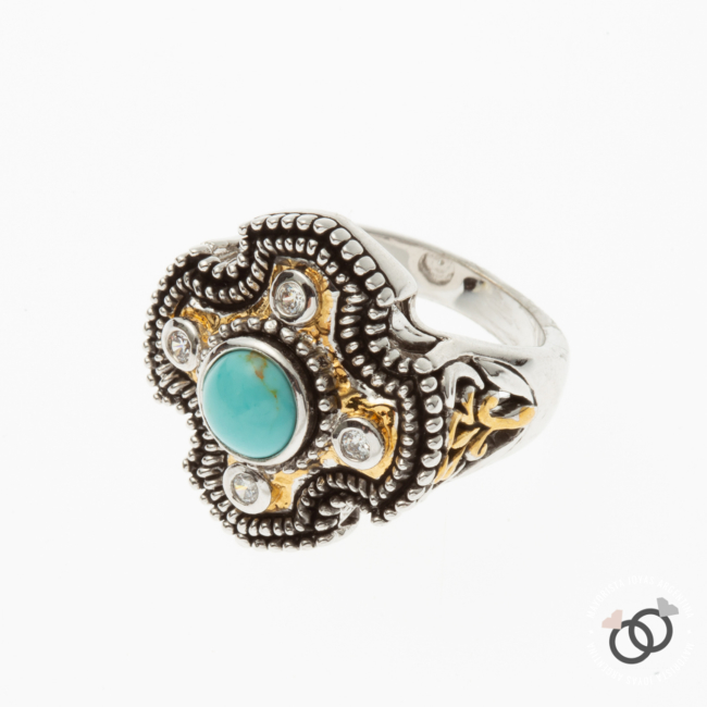 ANILLO CON  CRISTAL (MAN022T)