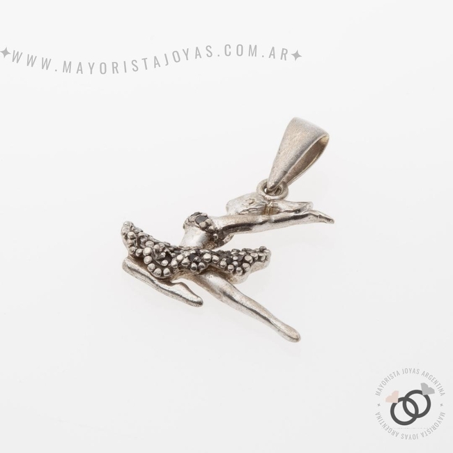 DIJE PLATA Y CUBIC (PDC138)
