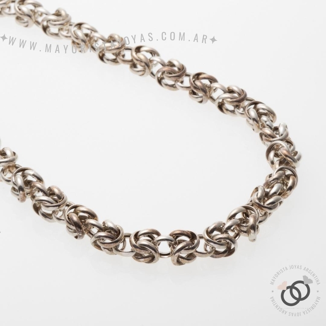 CADENA PLATA ROLÓ 50CM (PCI0069)