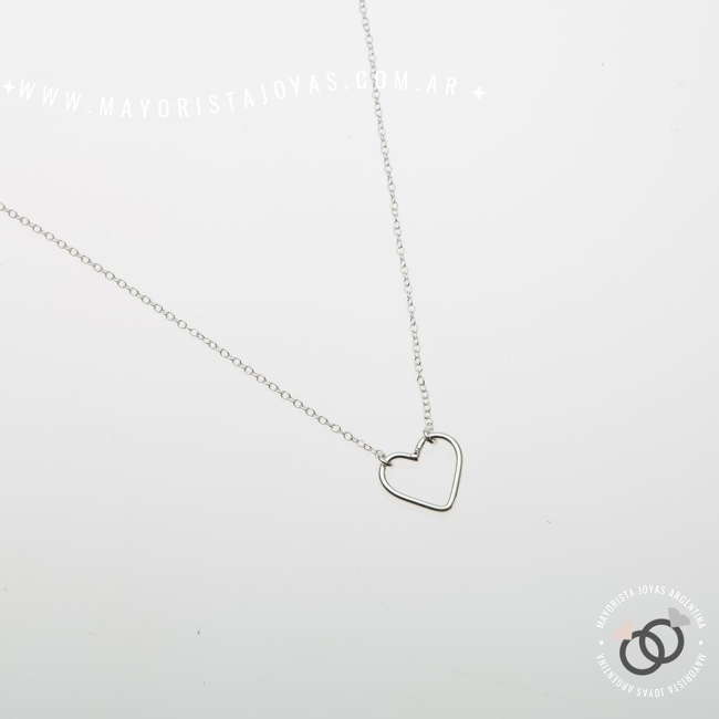 COLLAR PLATA LISA (PCL088)