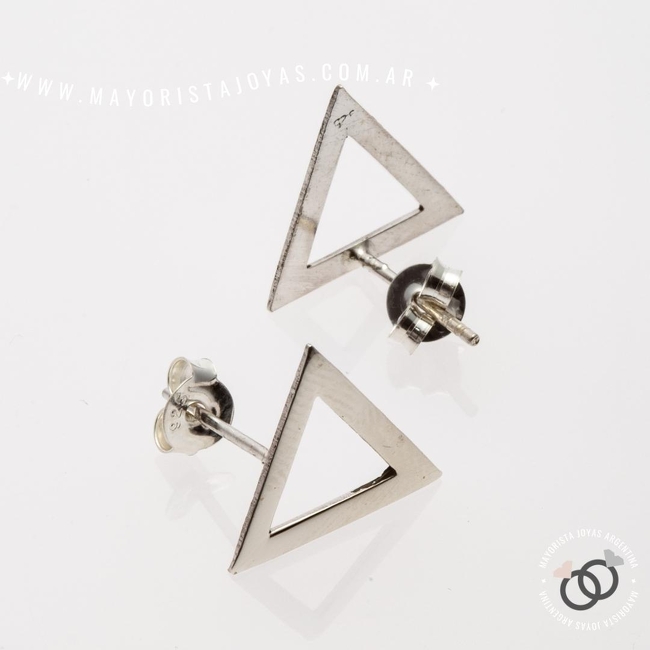 AROS PLATA TRIANGULOS (PPF0119)