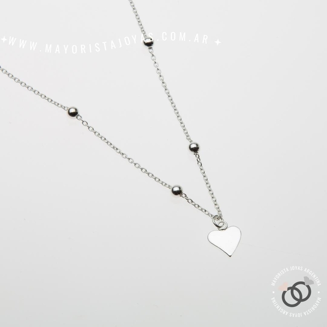 COLLAR PLATA LISA (PCL090)