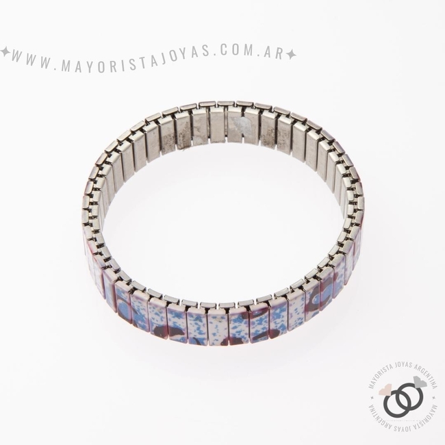 PULSERA ACERO ELASTIZADA (BAE004)