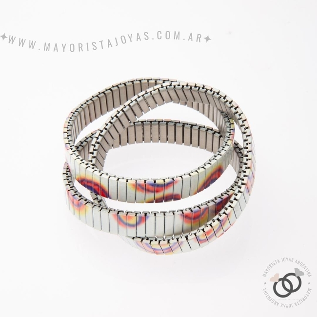 PULSERA ACERO ELASTIZADA (BAE001)