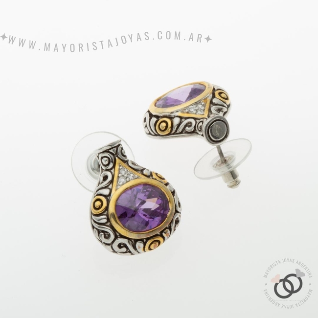 PENDIENTES CON CRISTAL (MPC287)