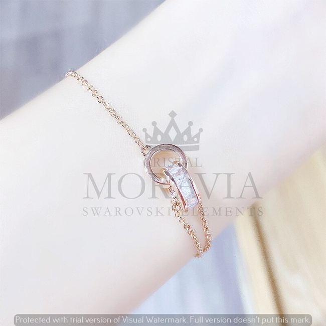 PULSERA CON CRISTAL (MPU093R)