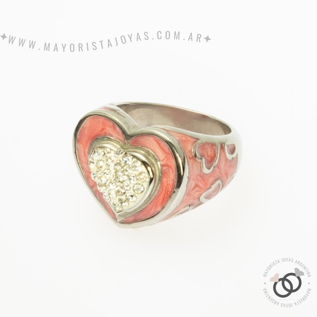ANILLO ACERO Y MICROCRISTALES (AAC055)