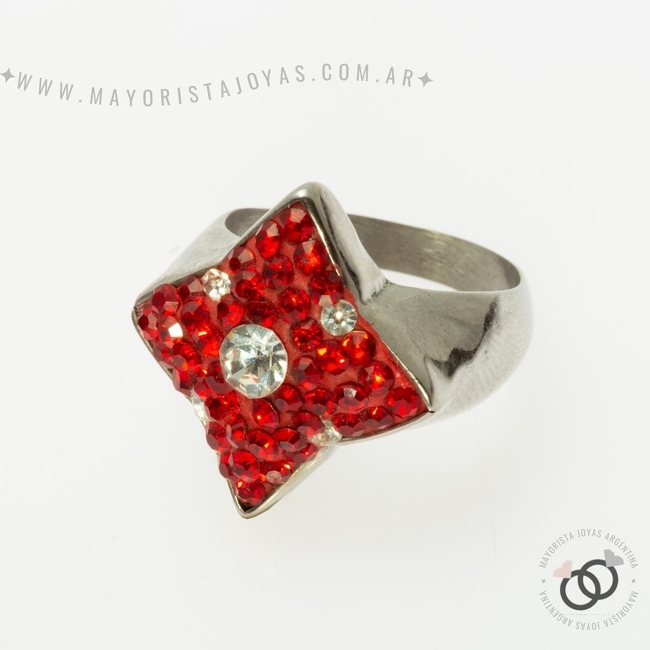 ANILLO ACERO Y MICROCRISTALES (AAC085)