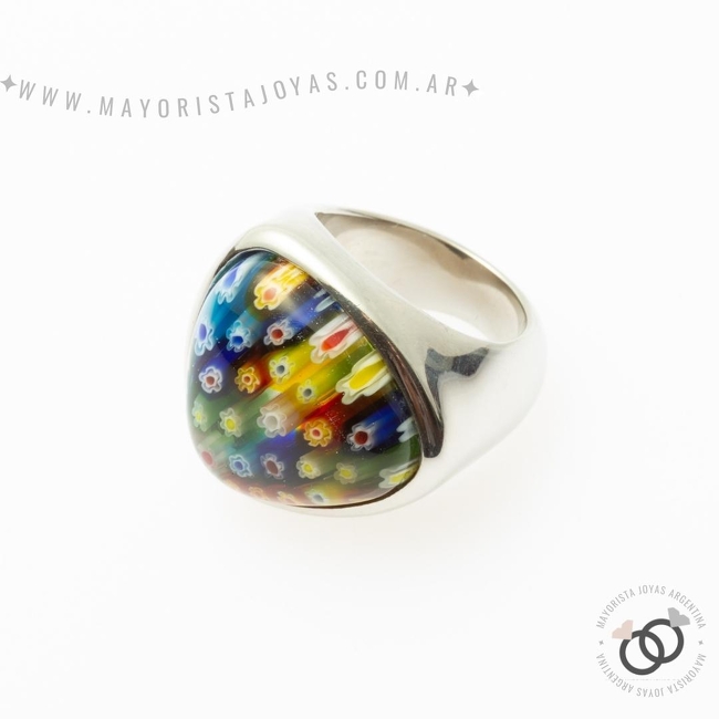 ANILLO ACERO MURANO (AAP033)