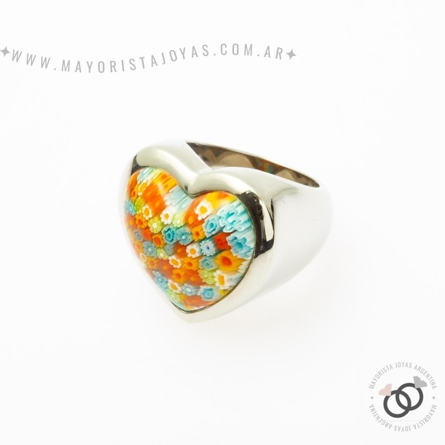 ANILLO ACERO MURANO (AAP040)