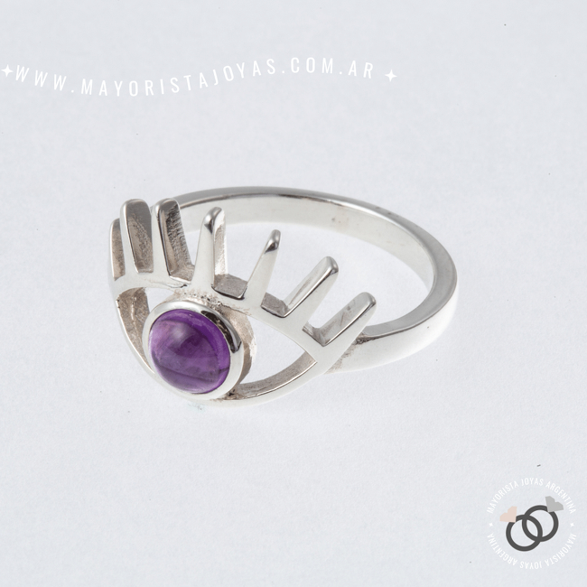 ANILLO PLATA Y PIEDRA (PAP0215)