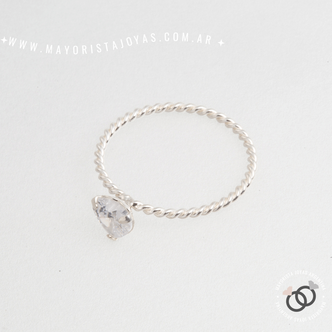 ANILLO PLATA CON CUBIC (PAC0128)