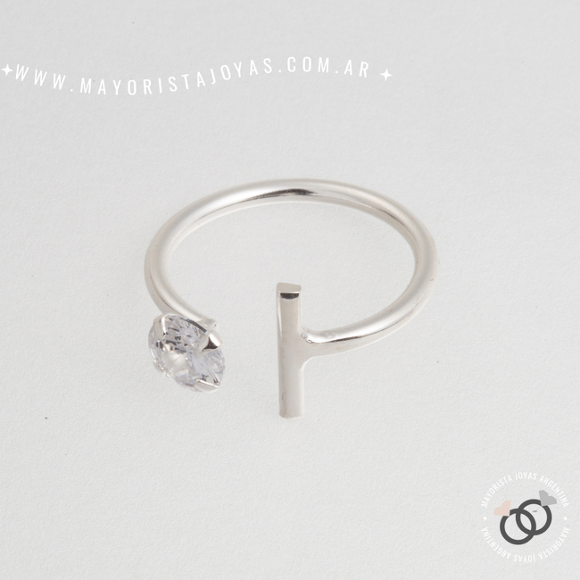 ANILLO PLATA CON CUBIC (PAC0137)