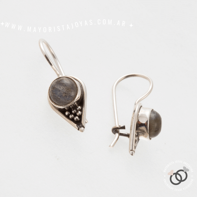 AROS PLATA PIEDRA (PPN0113)