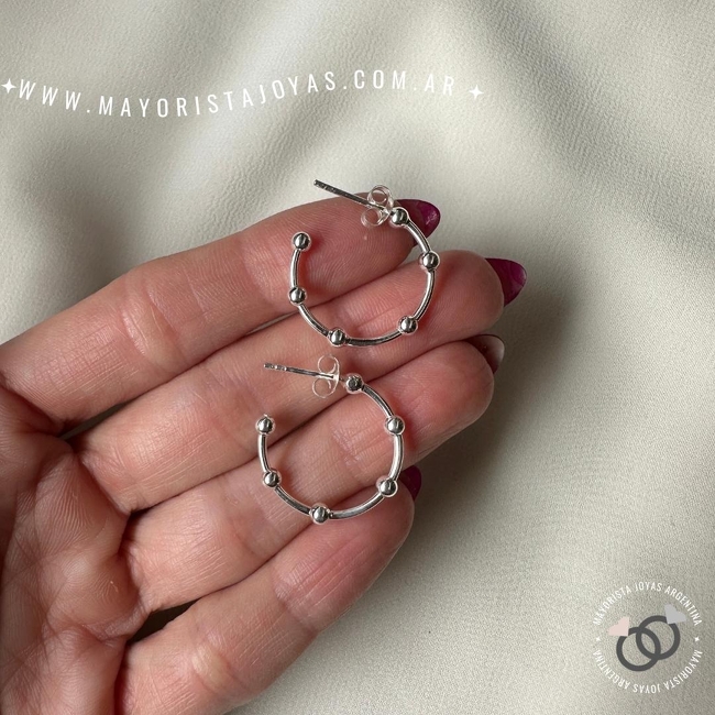ARGOLLAS PLATA LISA (PHL0205)