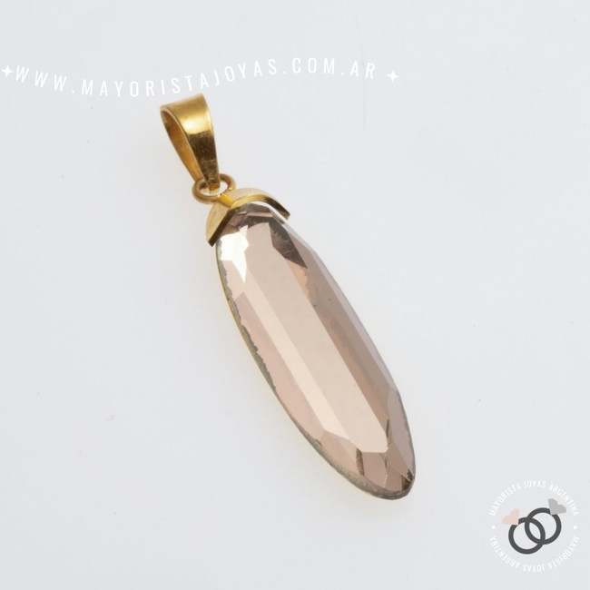 DIJE ACERO Y CRISTAL (DAP165)