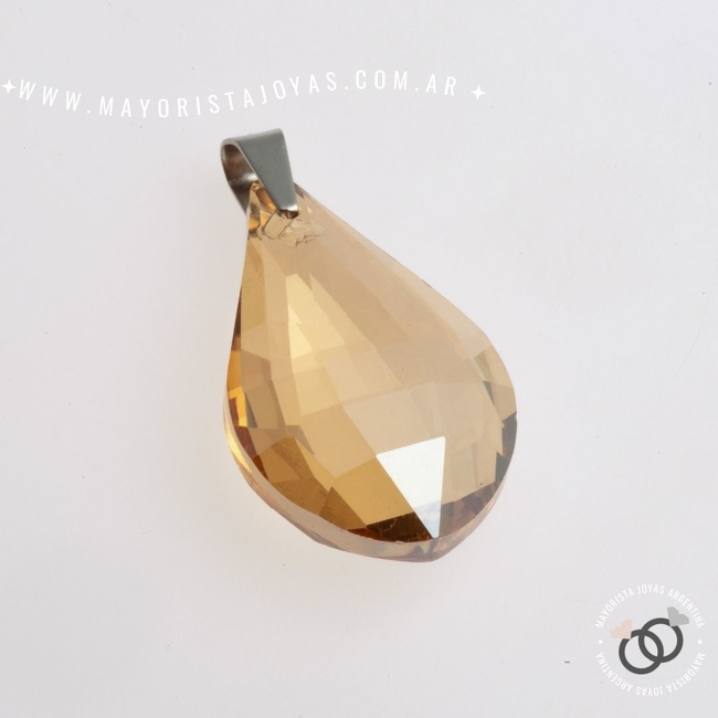 DIJE ACERO Y CRISTAL (DAP167)