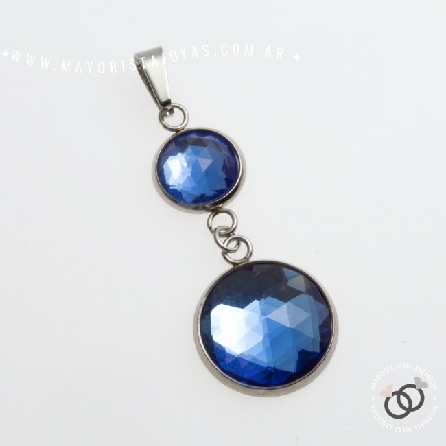 DIJE ACERO Y CRISTAL (DAP175)