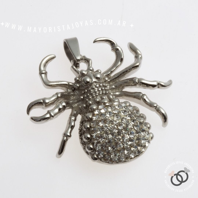 DIJE ACERO Y CRISTAL (DAP0186)