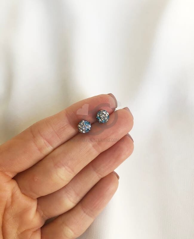 AROS DE ACERO CON MICROCRISTAL (5409)