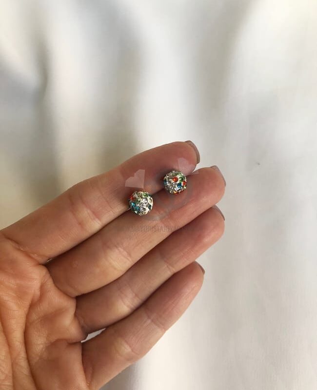 AROS DE ACERO CON MICROCRISTAL (5403)
