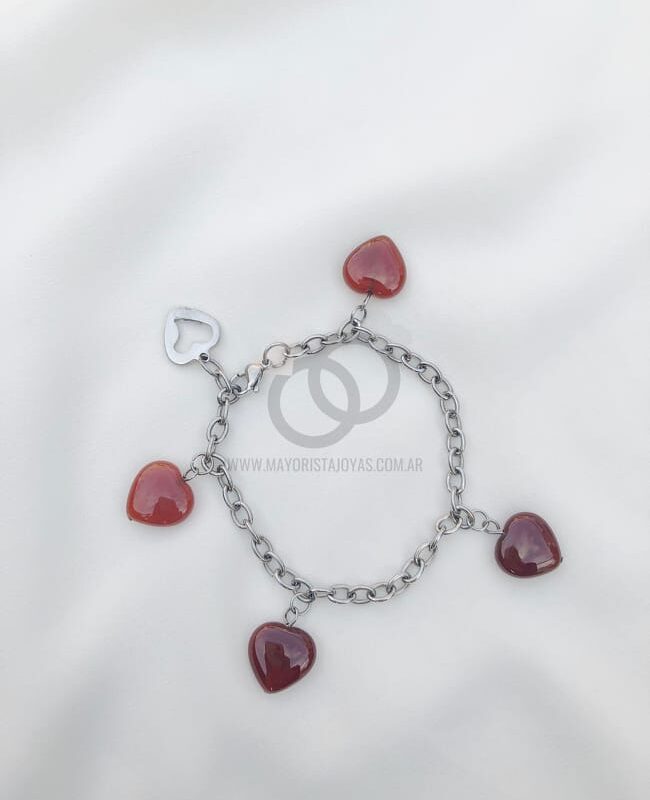 PULSERA DE ACERO Y ASTERISMO (6526)