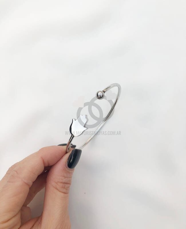 PULSERA DE ACERO RIGIDA (6609)