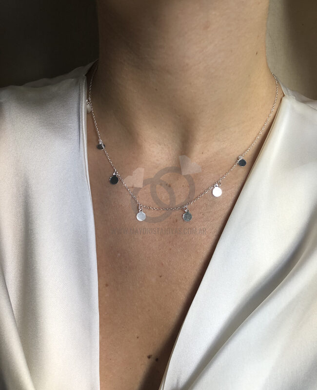 COLLAR PLATA MONENDITAS (PCL031)