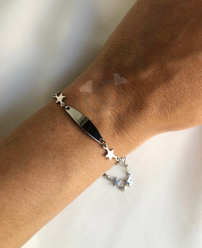 PULSERA IDENTIFICACION ACERO (6735)
