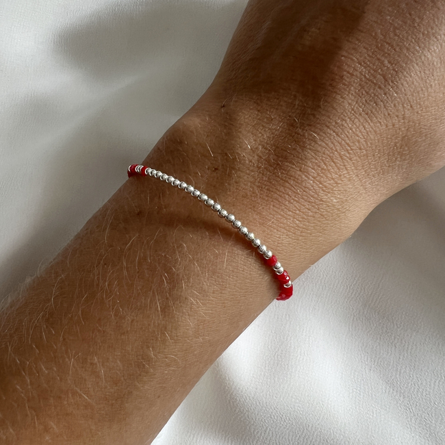PULSERA PLATA Y CRISTAL (PBC150)